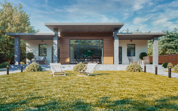 Проект дома из блоков м1