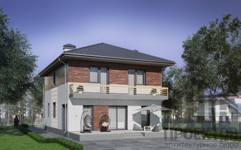 Проект дома из блоков м25