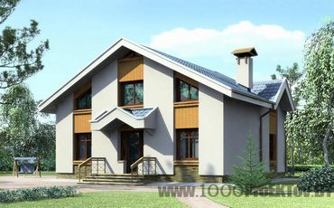 Проект дома из блоков 1130