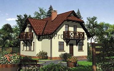 Проект дома из блоков 1488