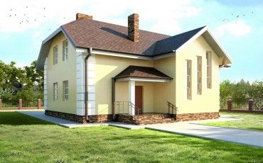 Проект дома из блоков 1-49