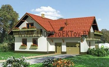 Проект дома из блоков 1369