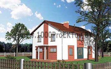 Проект дома из блоков 1485