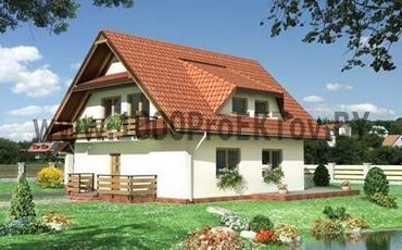 Проект дома из блоков 1360