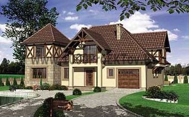 Проект дома из блоков 1405