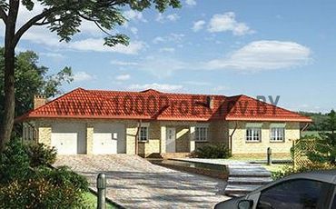 Проект дома из блоков 1210