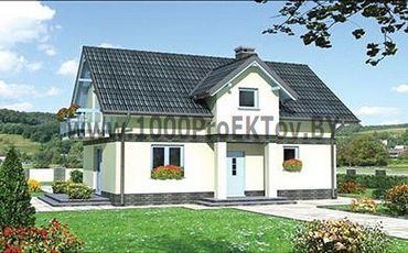 Проект дома из блоков 1249