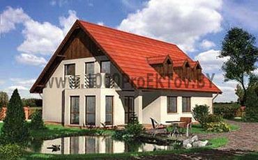 Проект дома из блоков 1272