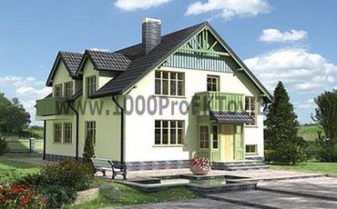 Проект дома из блоков 1161