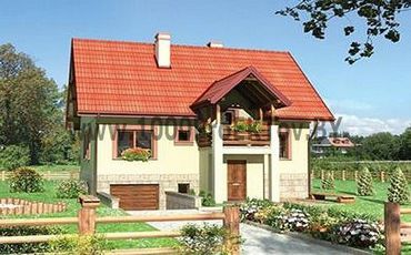 Проект дома из блоков 1182