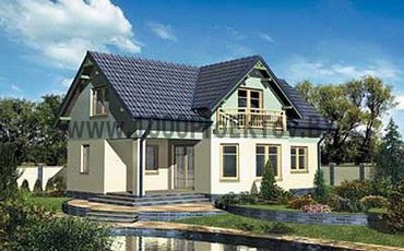 Проект дома из блоков 1137