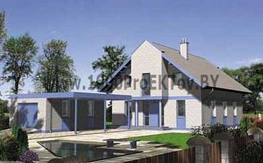 Проект дома из блоков 1311