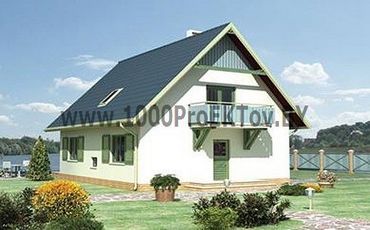 Проект дома из блоков 1284