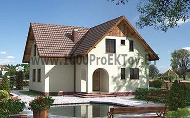 Проект дома из блоков 1154