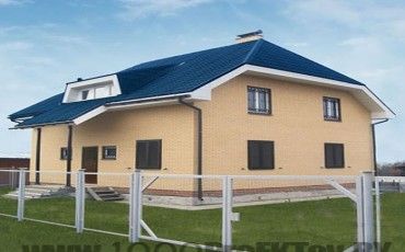 Проект дома из блоков 1081