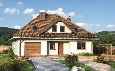 Проект дома из блоков 1486