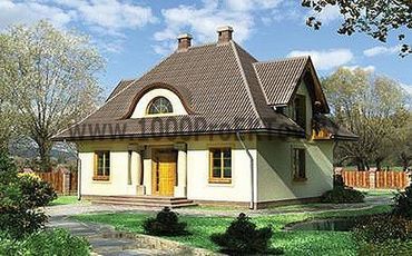 Проект дома из блоков 1325