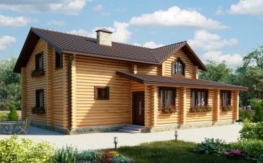 Проект деревянного дома 10-2150