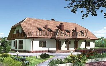 Проект дома из блоков 1427