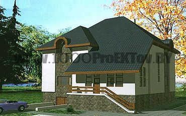 Проект дома из блоков 1494