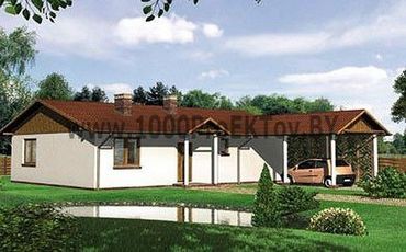 Проект дома из блоков 1389