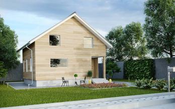 Проект каркасного дома 2-50-3