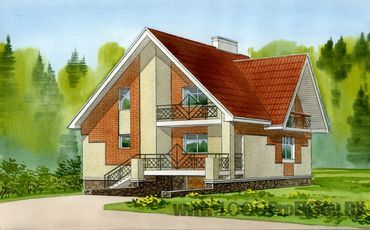 Проект дома из блоков 1119