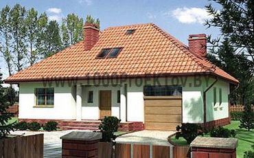 Проект дома из блоков 1344