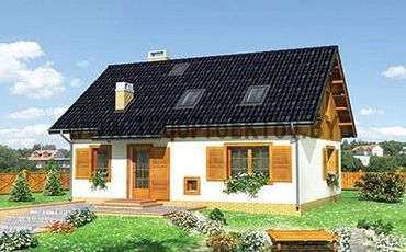 Проект дома из блоков 1414