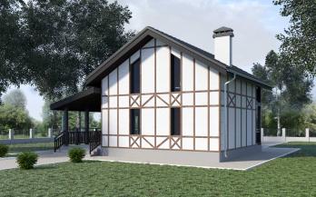 Проект каркасного дома 2-23-1