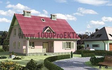 Проект дома из блоков 1283