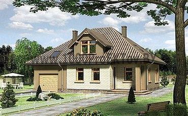 Проект дома из блоков 1475