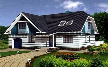 Проект дома из блоков 1507