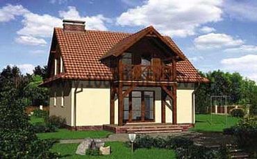 Проект дома из блоков 1135