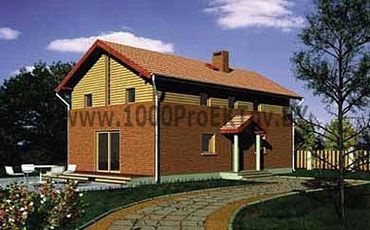 Проект дома из блоков 1287