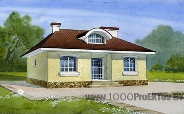 Проект дома из блоков 1122