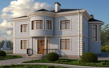 Проект дома из блоков 10-2154