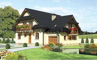 Проект дома из блоков 1339