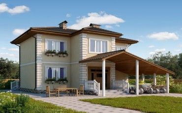 Проект дома из блоков 10-2015-2