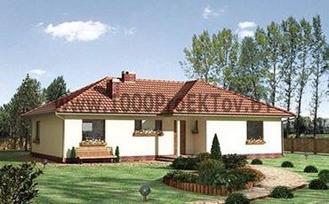 Проект дома из блоков 1445