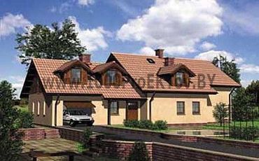 Проект дома из блоков 1259