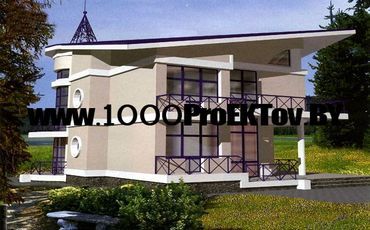 Проект дома из блоков 1503