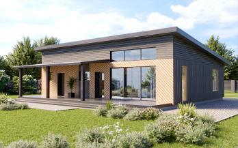 Проект дома из блоков м5