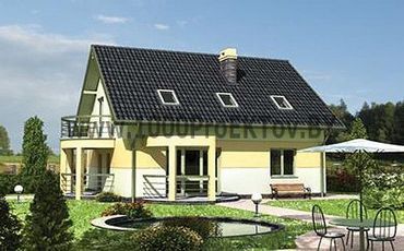 Проект дома из блоков 1477