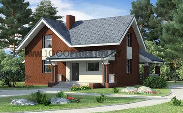 Проект дома из блоков 1127