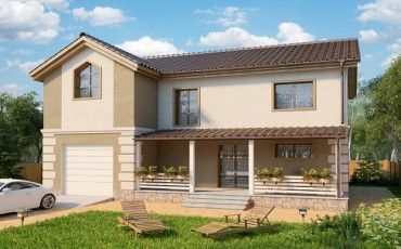 Проект дома из блоков 10-2019