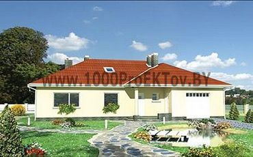 Проект дома из блоков 1226