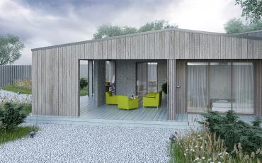 Проект каркасного дома 2-10-1