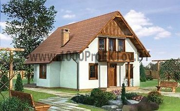 Проект дома из блоков 1452