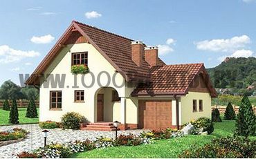 Проект дома из блоков 1534